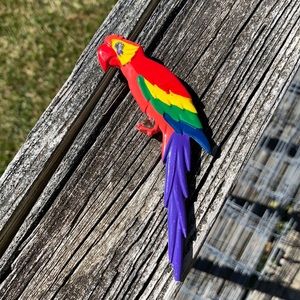 Colorful Parrot Pin